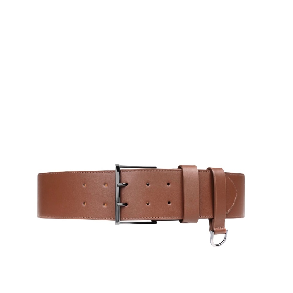 Vaincourt Paris Womens Brown MV72 Wide Waist Belt sz 76 / 30" Waist